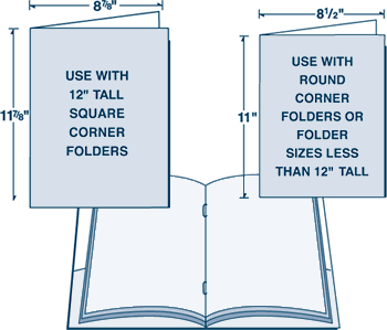 sizes of brochures