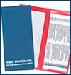 Vinyl Document Wallets