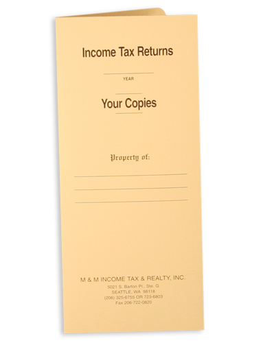 01-01-011 Tax Returns Document Folder