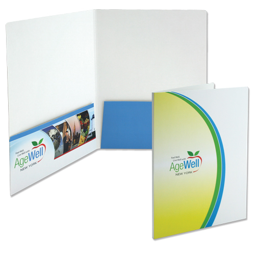 08-11 Two Pocket Folder with 1/4