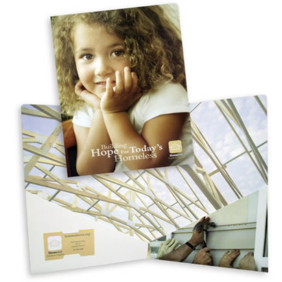 08-61 Two Diagonal Pocket Folder
