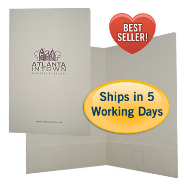 08-95-PMS Printed Two Pocket Folder