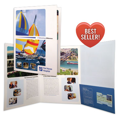 38-04 Three Panel Pocket Folder
