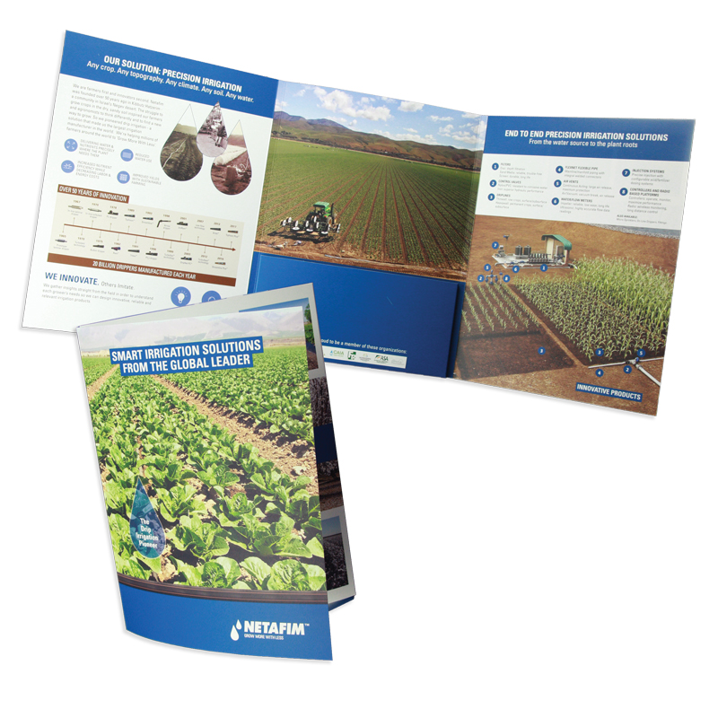 38-12 Three Panel Pocket Folder