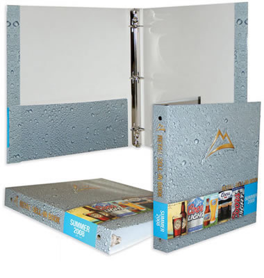 88-75 Three Ring Binder with Reinforced Edges