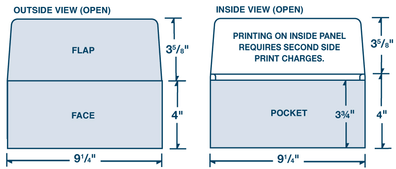 4" x 9 1/4" Document Folder