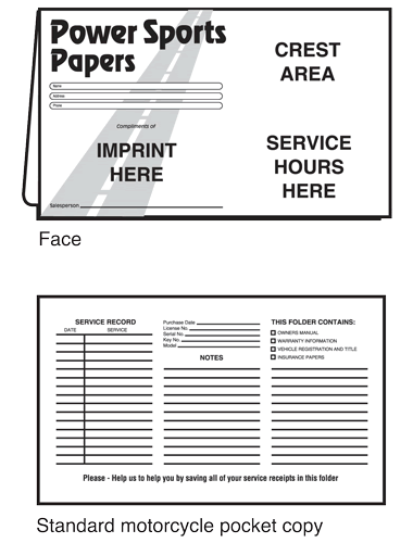 Power Sports Document Folder