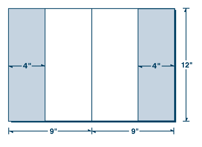 Two Vertical Pockets Folder