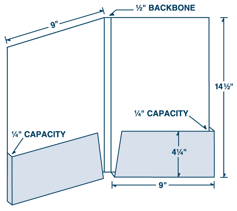 Legal Size Folder with Box Pockets