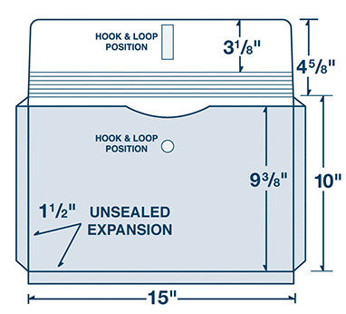 15" x 10" Sealed Expansion Portfolio