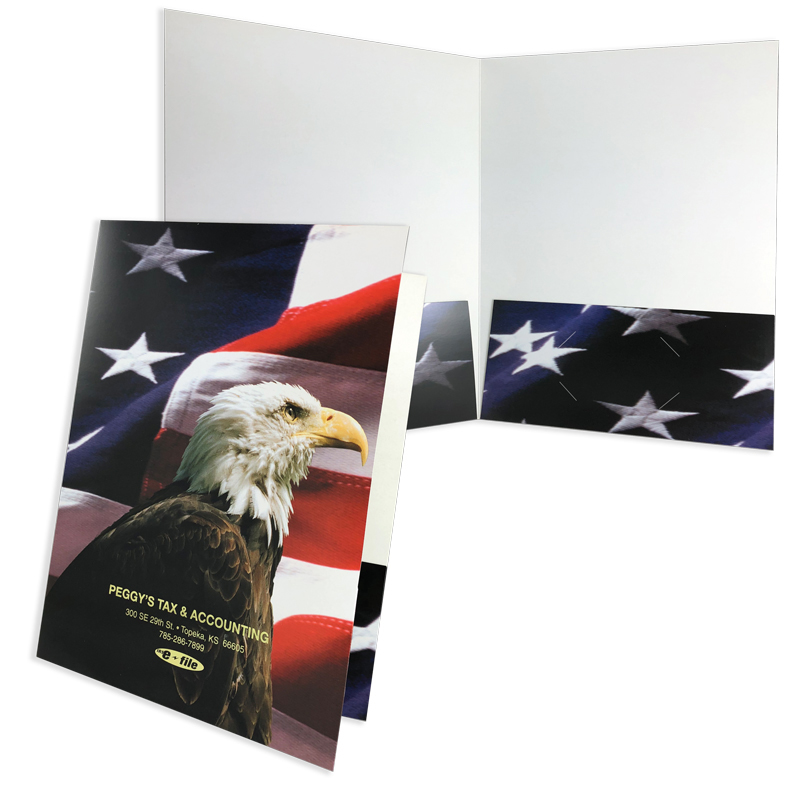 08-28-510 Patriotic Tax Return Folder