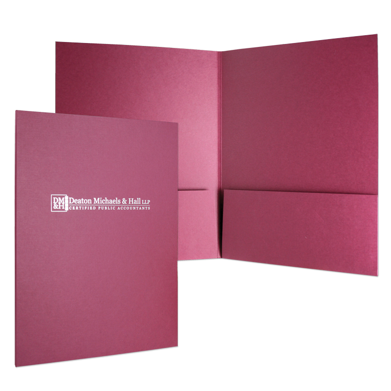 08-31 Two Pocket Folder with 1/4" Backbone