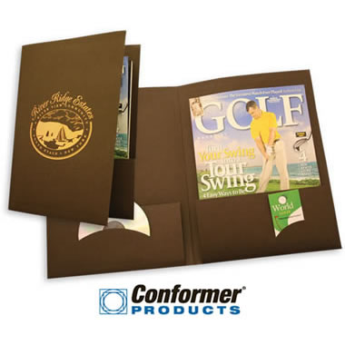 08-64-CON Conformer® Folder with Special Slits - Holds up to 3/8" per Pocket