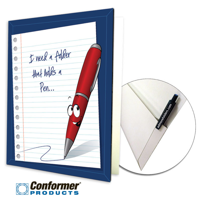 08-65-CON-PEN Folder with Pen Holder