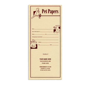 Veterinarian Document Folder