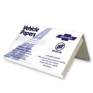 Vehicle Papers Expansion Portfolio