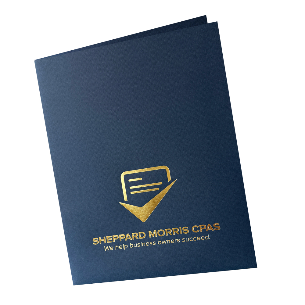 08-35 Oversized Two Pocket Folder