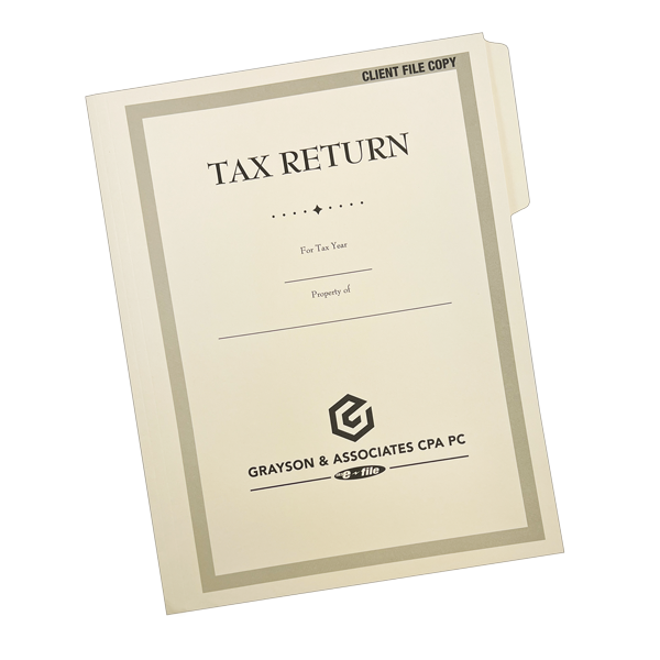 09-24-011 Tax File Folder