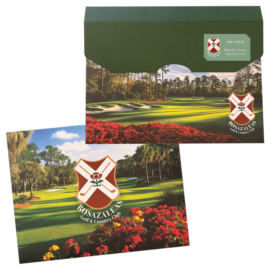 Four Color Process Printed Folder