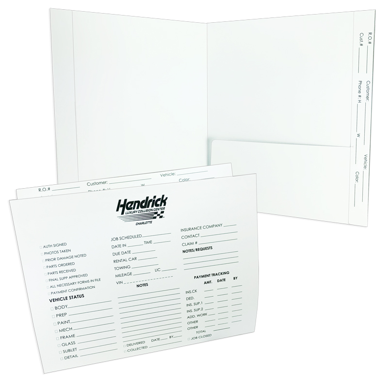 29-77 Folder with PMS Print